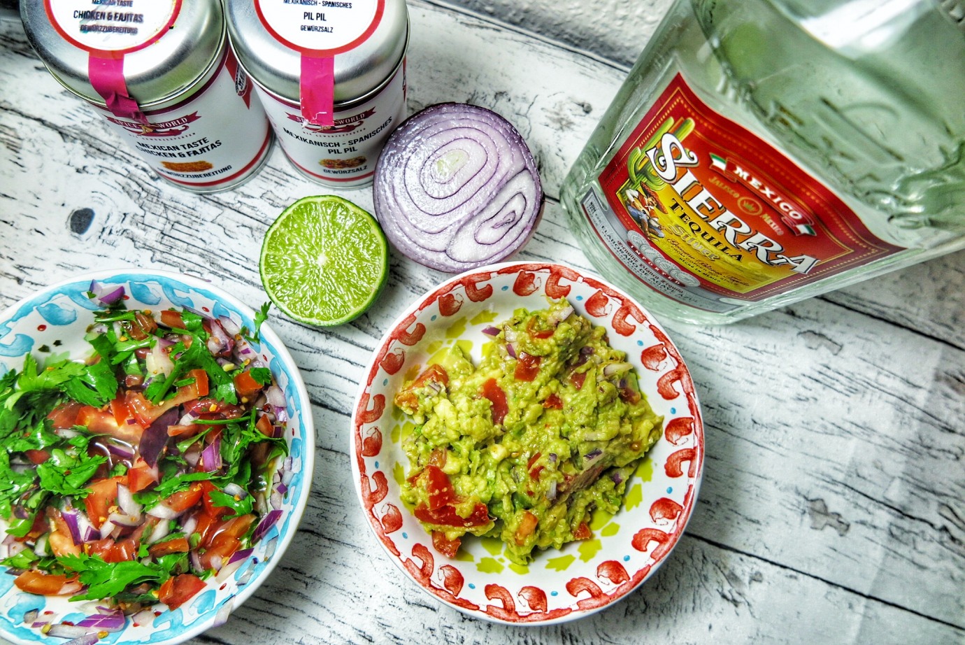 Mexikanische Salsa Rezepte - Guacamole und Tequila Salsa