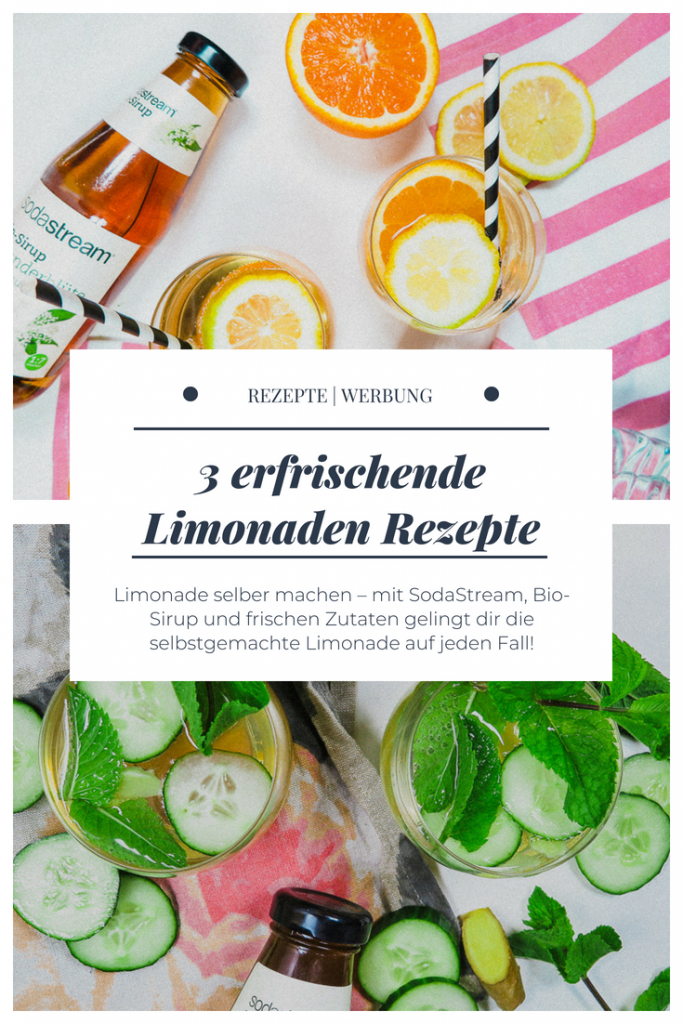 3 erfrischende Limonaden Rezepte mit SodaStream