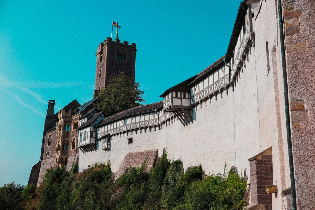 Wartburg Eisenach Thüringen von außen