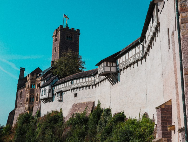 Wartburg Eisenach Thüringen von außen